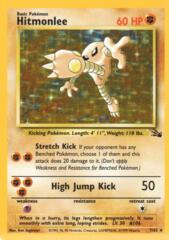 Hitmonlee - 7/62 - Holo Rare - Unlimited Edition